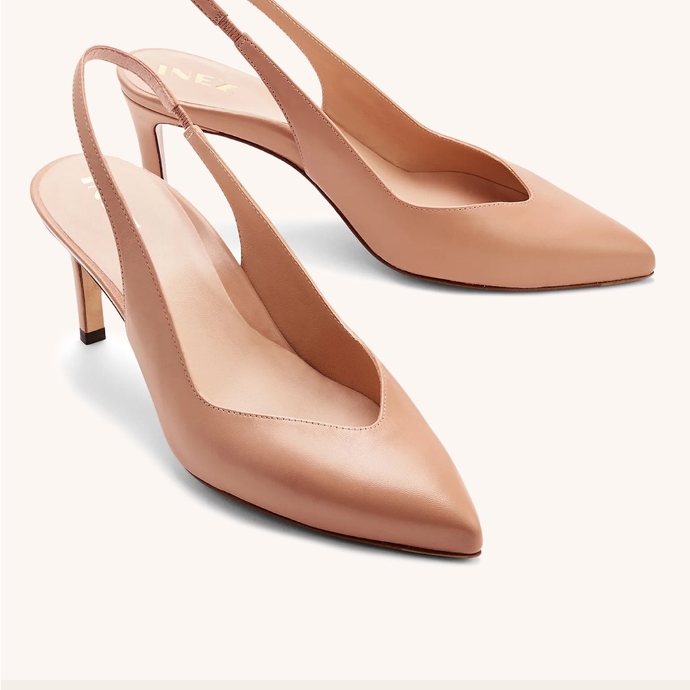 Inez Mia Regular in Almond Nappa